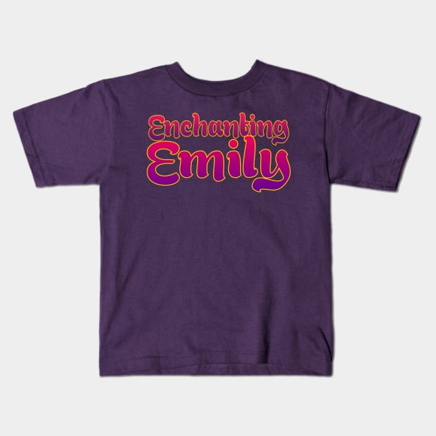 Enchanting Emily Kids T-Shirt by AlondraHanley